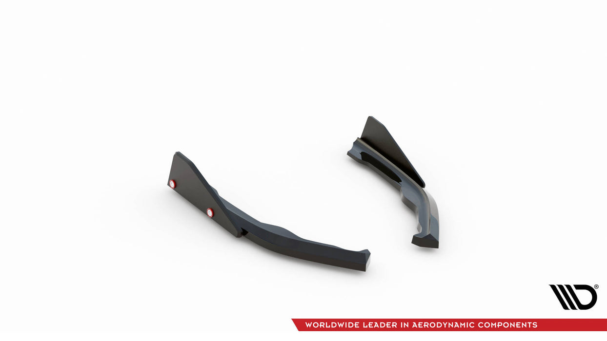 Maxton Design Rear Side Splitters V.2 + Flaps BMW 2 Coupe M-Pack G42