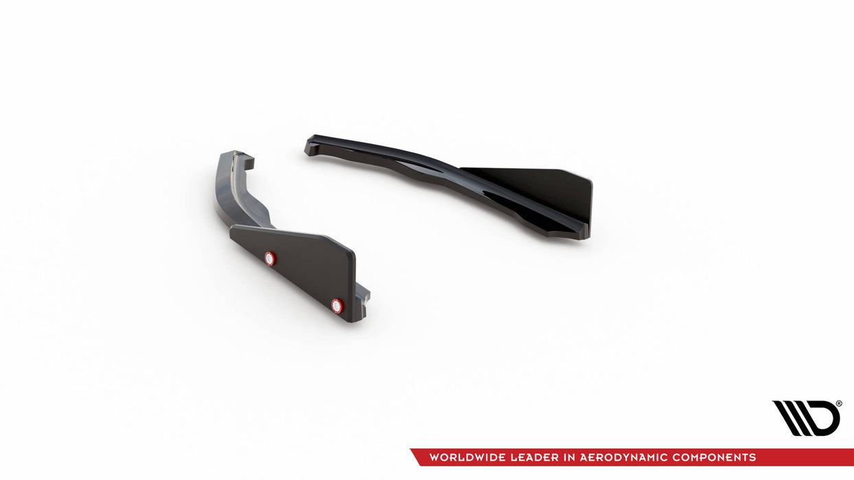 Maxton Design Rear Side Splitters V.2 + Flaps BMW 2 Coupe M-Pack G42