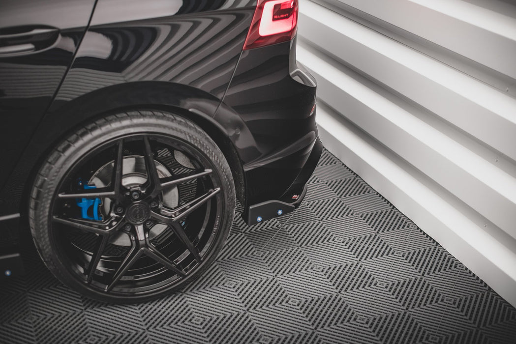 Maxton Design Rear Side Splitters V.2 + Flaps Volkswagen Golf R Mk8