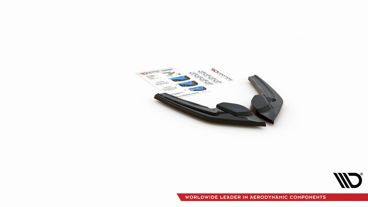 Maxton Design Rear Side Splitters V.2 (For rear valance v.1) BMW M135i F20