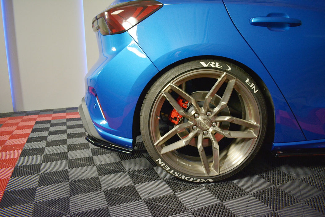 Maxton Design Rear Side Splitters V.2 (For rear valance v.1) Ford Focus Hatchabck ST-Line