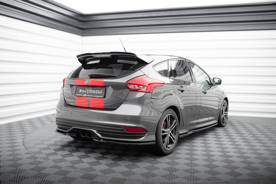 Maxton Design Rear Side Splitters V.2 Ford Focus ST Mk3 Facelift