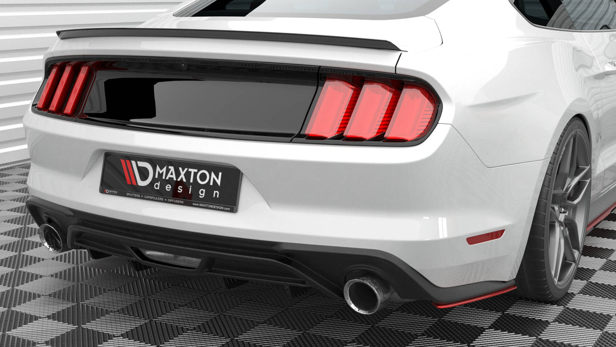 Maxton Design Rear Side Splitters V.2 Ford Mustang GT Mk6 Facelift
