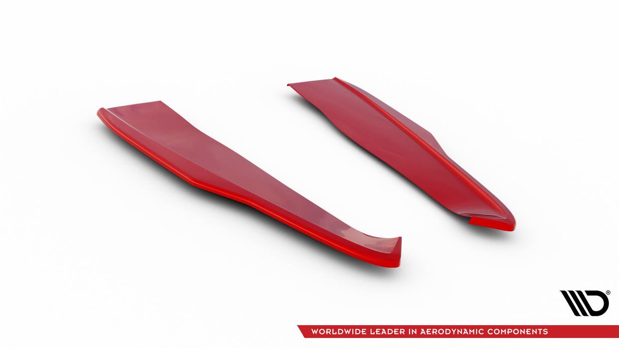 Maxton Design Rear Side Splitters V.2 Ford Mustang GT Mk6 Facelift