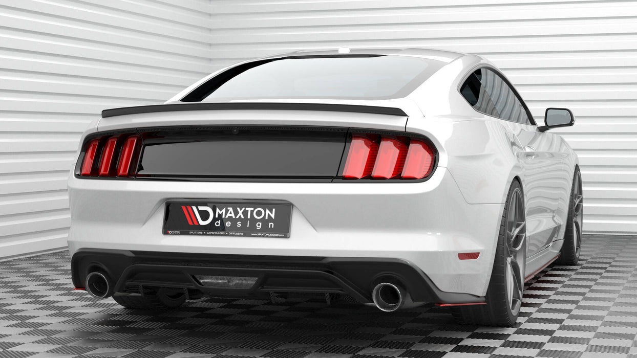 Maxton Design Rear Side Splitters V.2 Ford Mustang GT Mk6 Facelift
