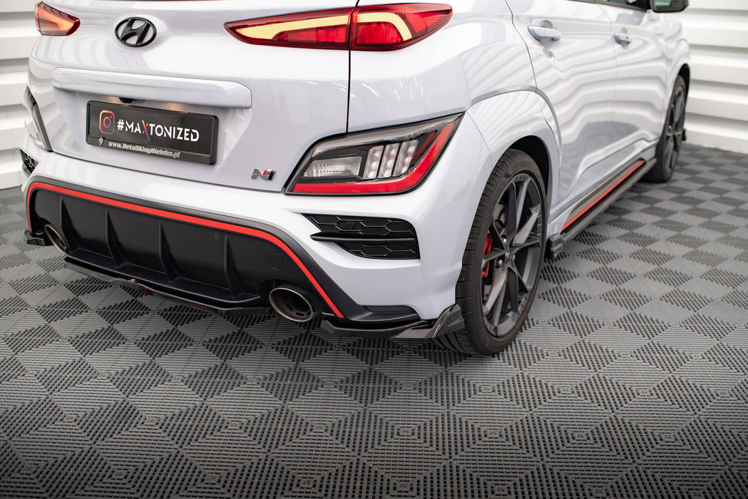 Maxton Design Rear Side Splitters V.2 Hyundai Kona N Mk1