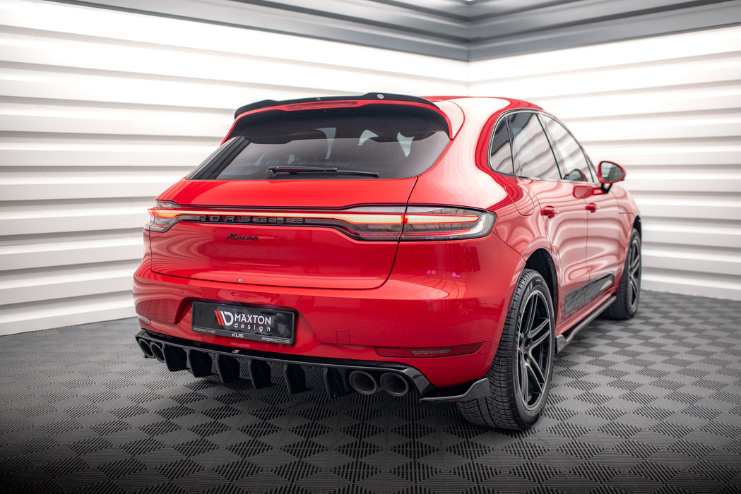 Maxton Design Rear Side Splitters V.2 Porsche Macan GTS / Sport Design Mk1 Facelift