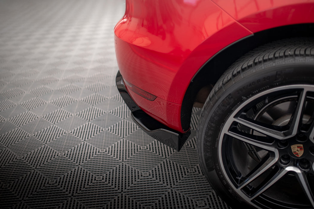 Maxton Design Rear Side Splitters V.2 Porsche Macan GTS / Sport Design Mk1 Facelift