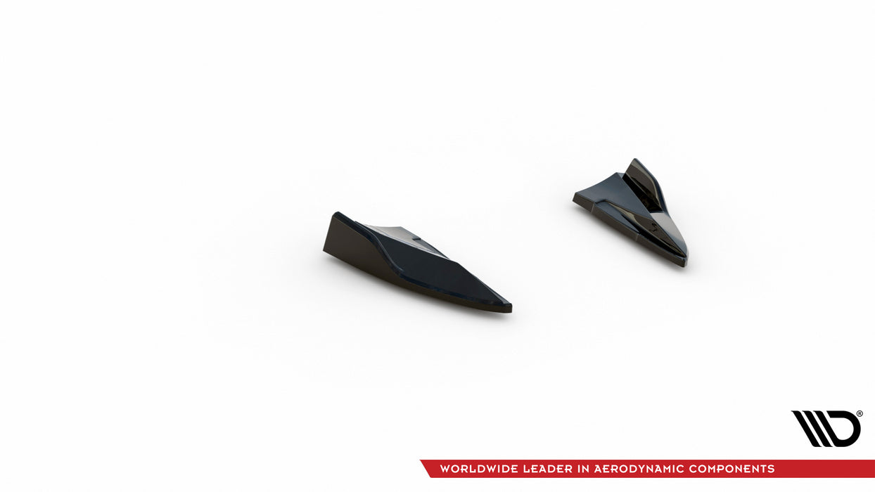 Maxton Design Rear Side Splitters V.2 Porsche Macan GTS / Sport Design Mk1 Facelift