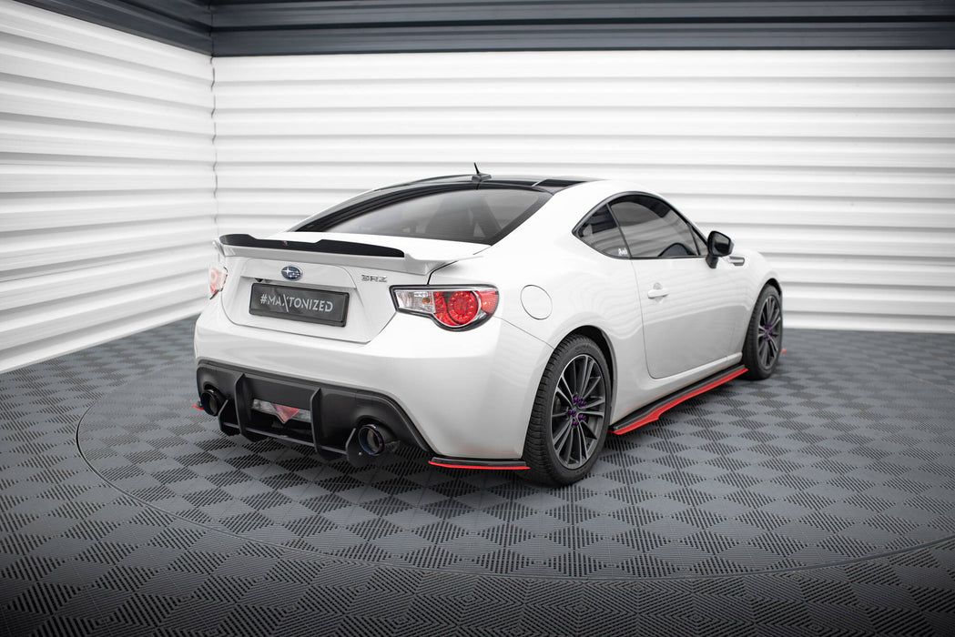Maxton Design Rear Side Splitters V.2 Subaru BRZ Mk1 / Mk1 Facelift