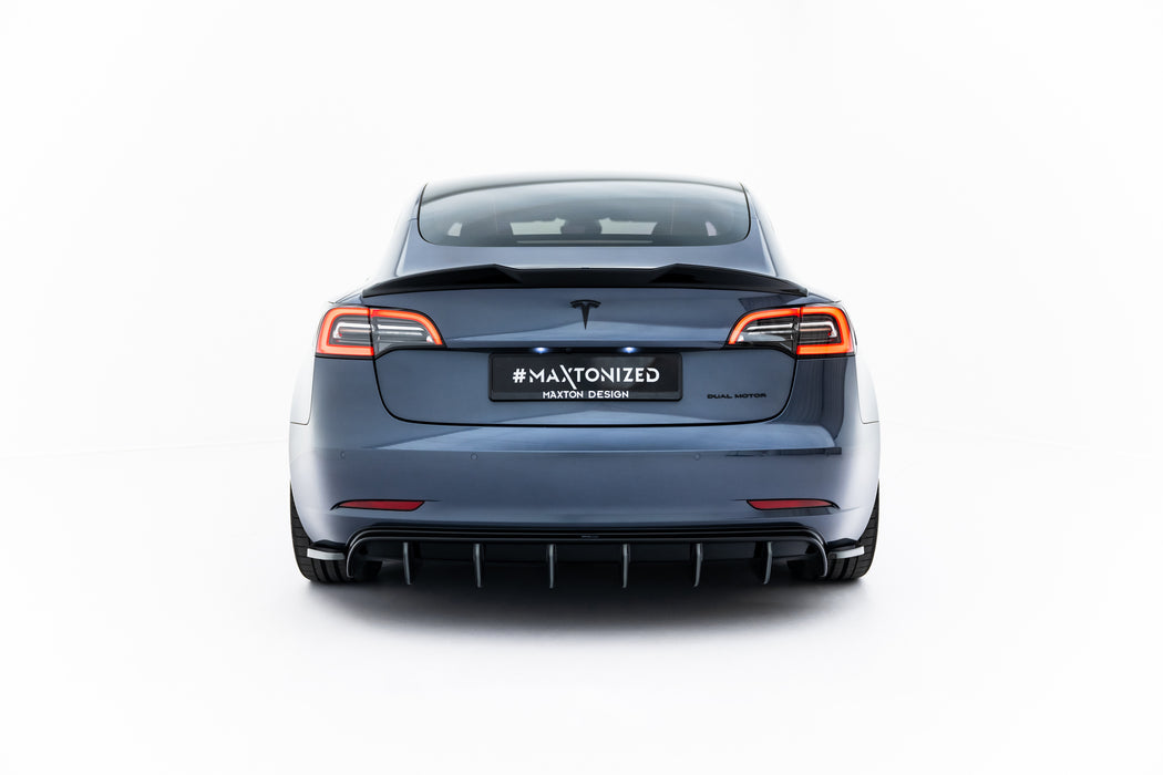 Maxton Design Rear Side Splitters V.2 Tesla Model 3