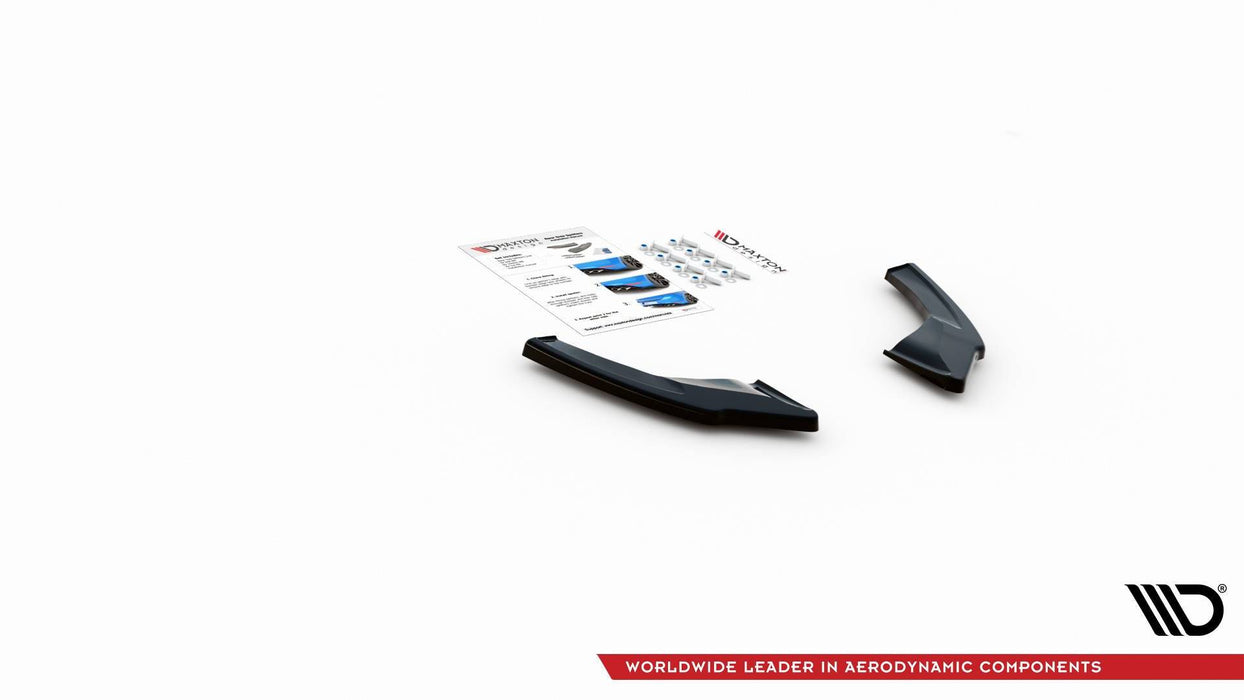Maxton Design Rear Side Splitters V.2 Volkswagen Golf GTI Clubsport Mk8