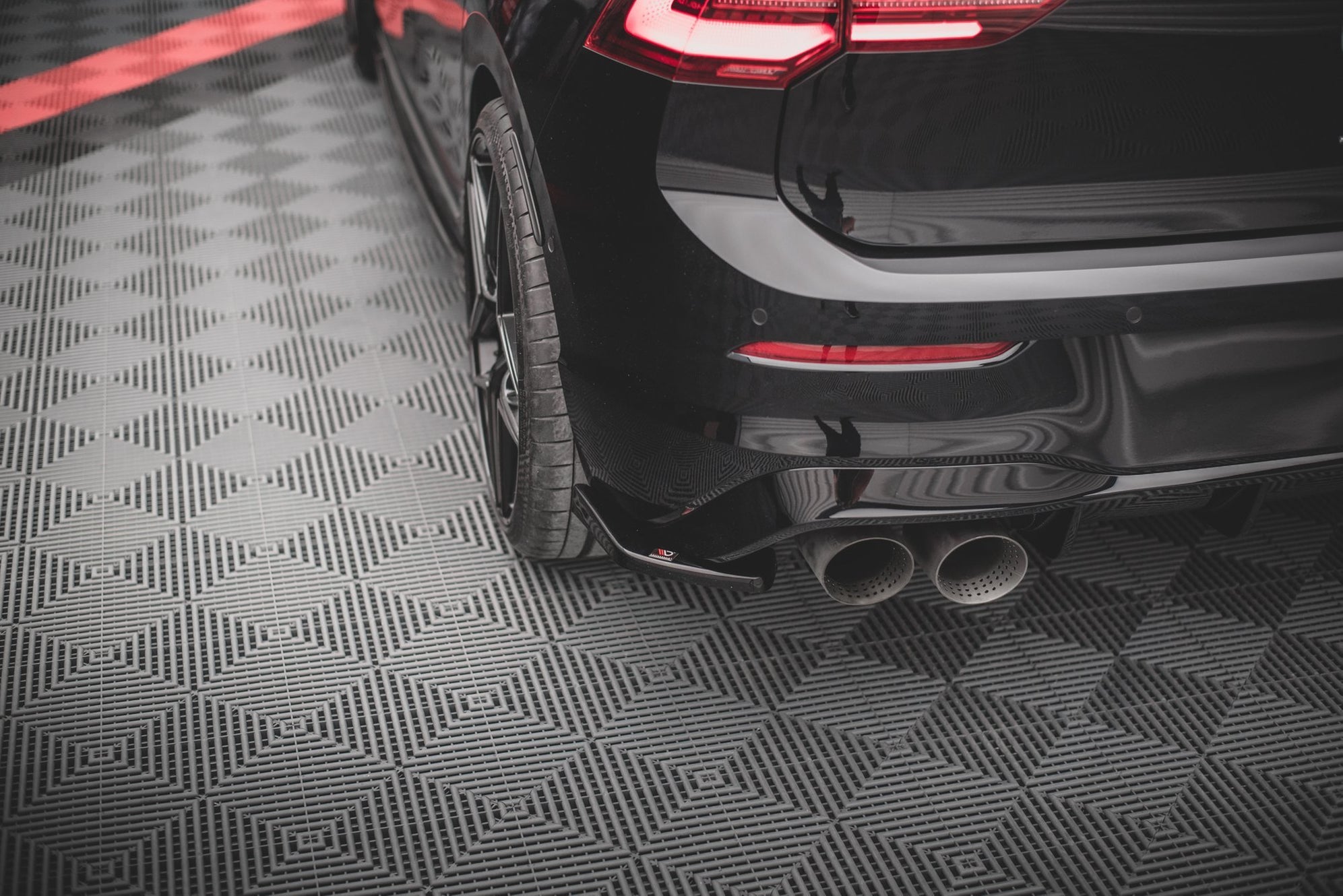 Buy Maxton Design Rear Side Splitters V.2 for Volkswagen Golf R Mk8 ...