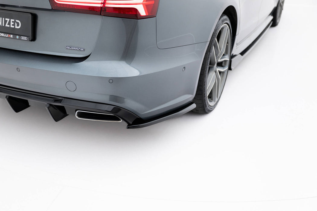 Maxton Design Rear Side Splitters V.3 Audi S6 / A6 S-Line / A6 C7 FL