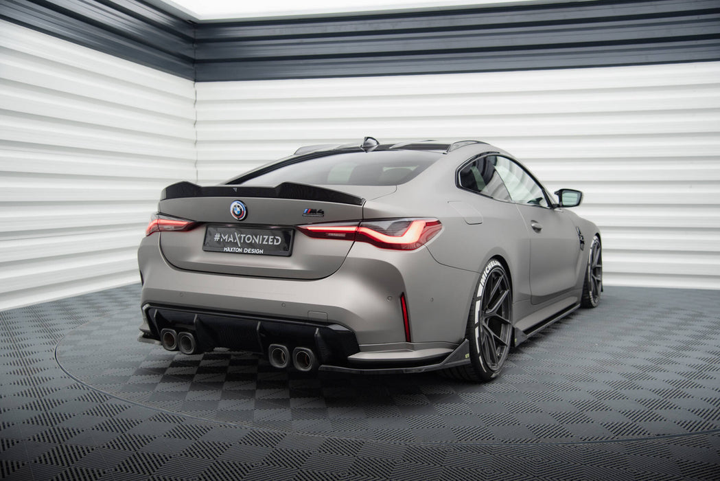 Maxton Design Rear Side Splitters V.3 CSL Look BMW M4 G82 / G82 Facelift
