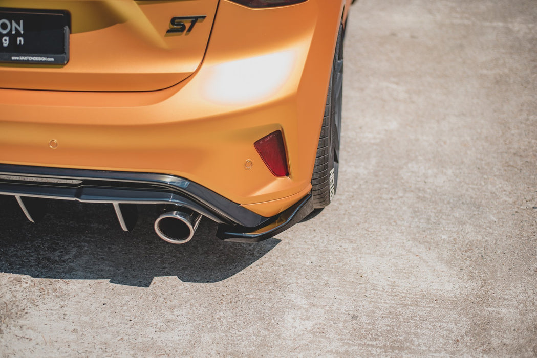 Maxton Design Rear Side Splitters V.3 (For rear valance v.2) Ford Focus Hatchback ST Mk4