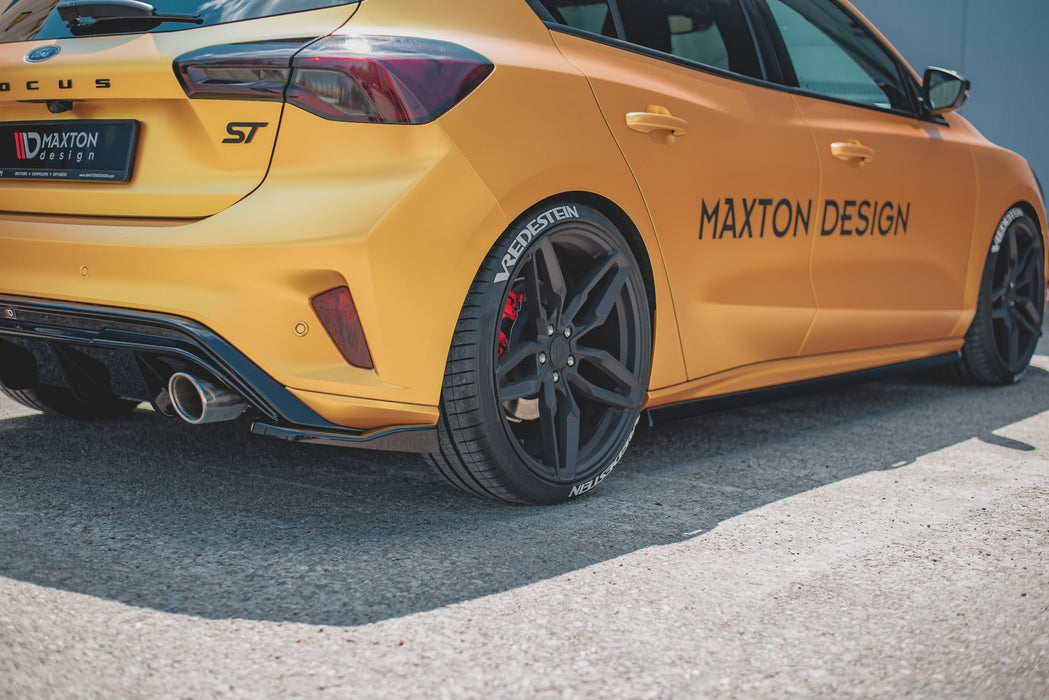 Maxton Design Rear Side Splitters V.3 (For rear valance v.2) Ford Focus Hatchback ST Mk4