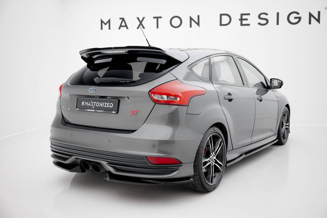Maxton Design Rear Side Splitters V.3 Ford Focus ST Mk3 Facelift