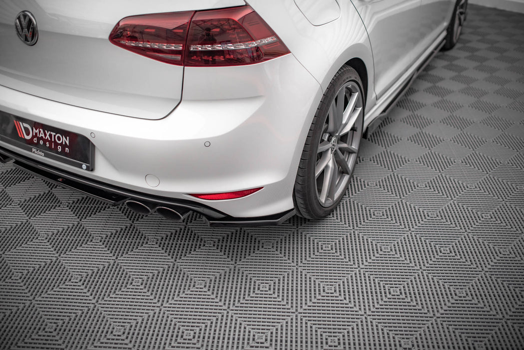 Maxton Design Rear Side Splitters V.3 Volkswagen Golf R Mk7