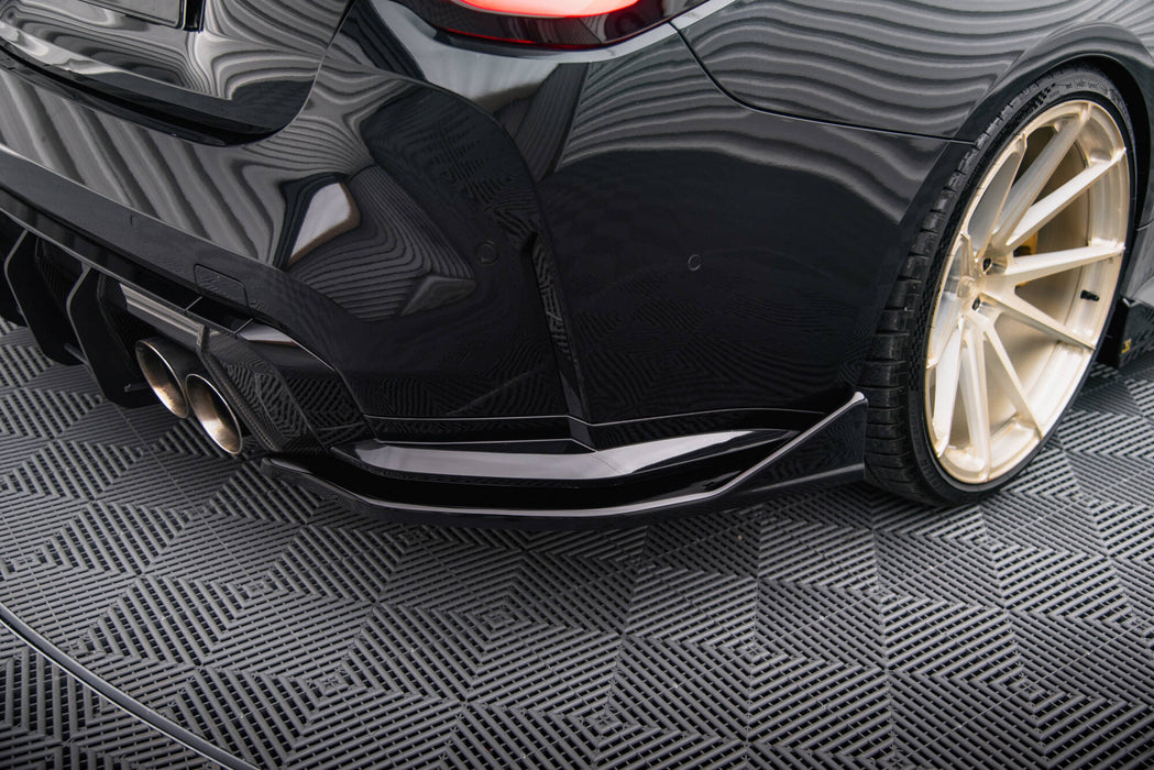 Maxton Design Rear Side Splitters V.4 BMW M4 G82 / G82 Facelift