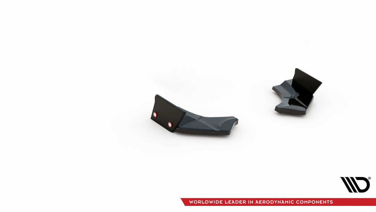 Maxton Design Rear Side Splitters V.4 + Flaps Ford Fiesta ST Mk8