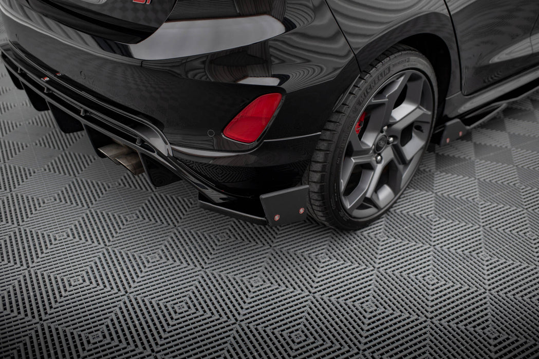 Maxton Design Rear Side Splitters V.4 + Flaps Ford Fiesta ST Mk8