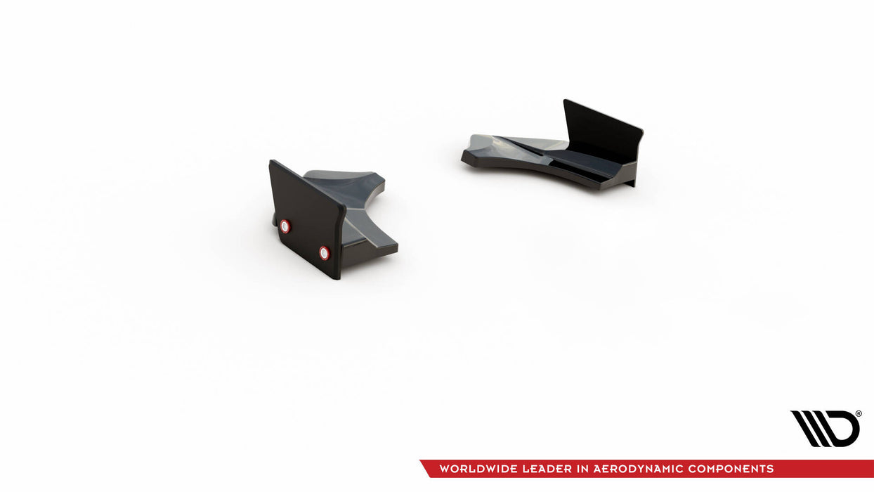 Maxton Design Rear Side Splitters V.4 + Flaps Ford Fiesta ST Mk8
