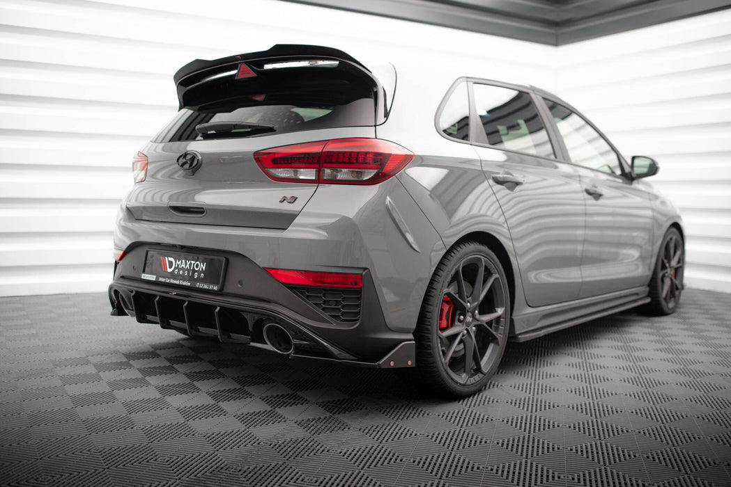 Maxton Design Rear Side Splitters V.4 + Flaps Hyundai I30 N Hatchback Mk3 Facelift