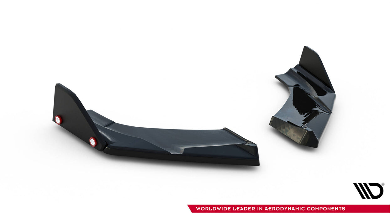 Maxton Design Rear Side Splitters V.4 + Flaps Hyundai I30 N Hatchback Mk3 Facelift