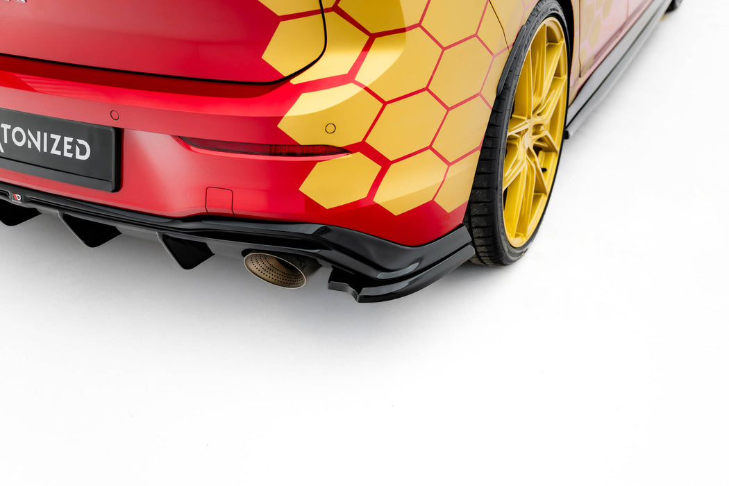 Maxton Design Rear Side Splitters V.4 Volkswagen Golf GTI Clubsport Mk8 Facelift