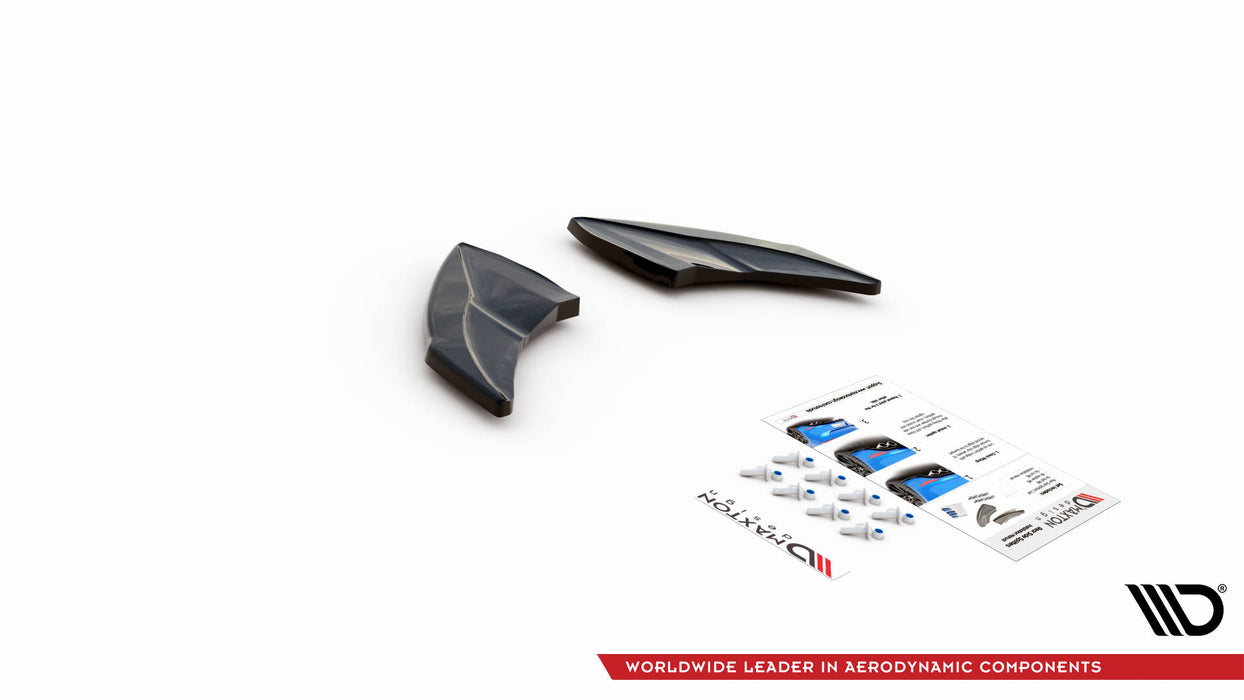 Maxton Design Rear Side Splitters V.4 Volkswagen Golf R Mk7