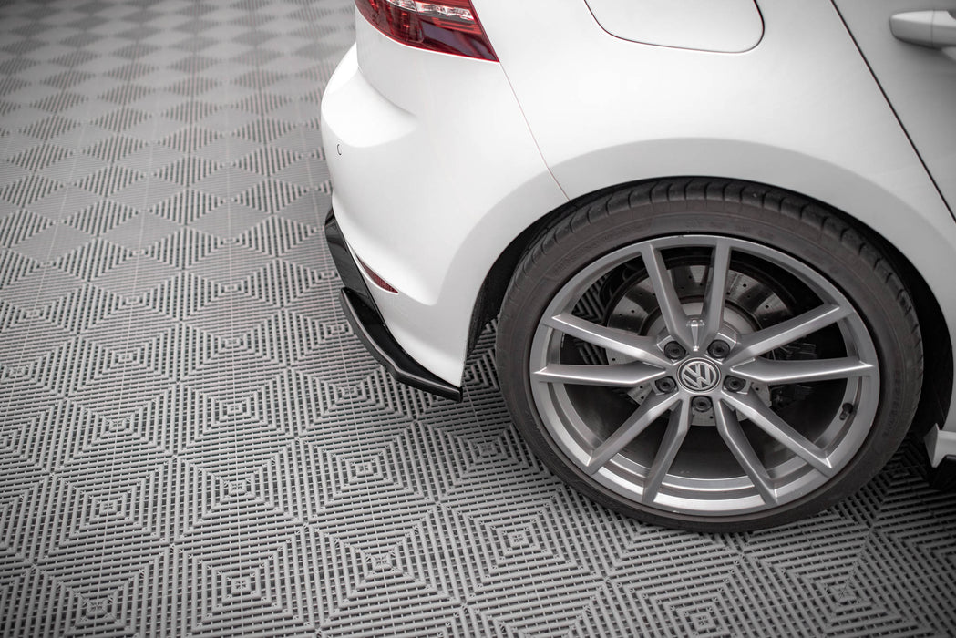 Maxton Design Rear Side Splitters V.4 Volkswagen Golf R Mk7