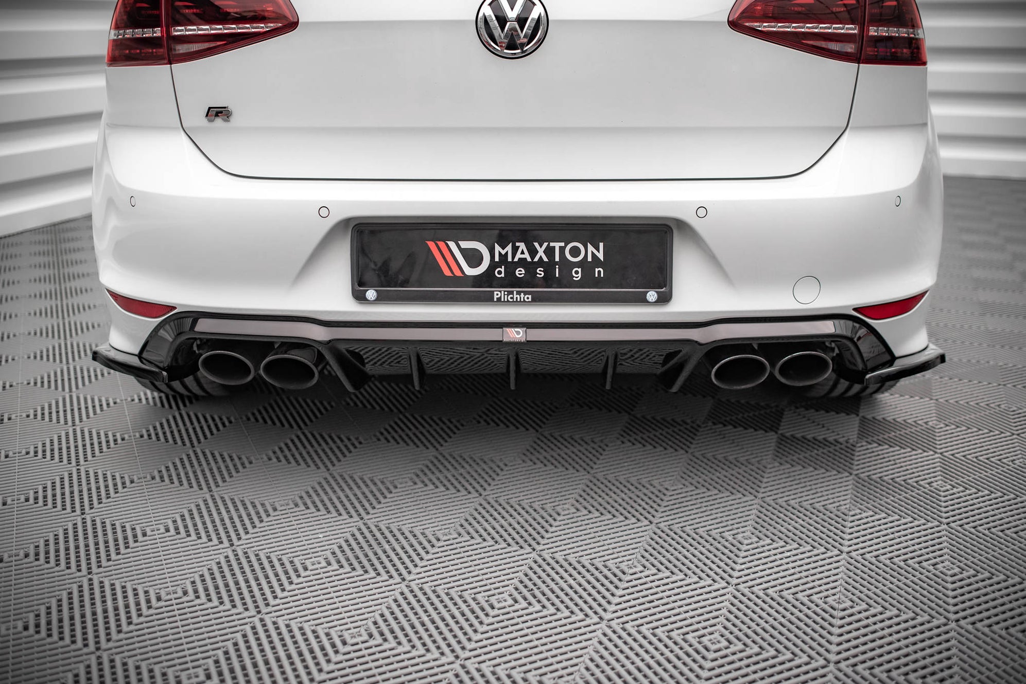 Maxton Design Rear Side Splitters V.4 Volkswagen Golf R Mk7 — Maxton ...
