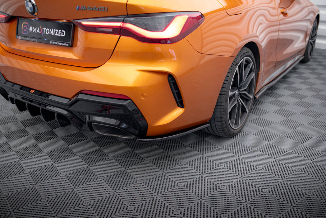 Maxton Design Rear Side Splitters V.5 BMW 4 M440i G22 / G23 / G22 Facelift / G23 Facelift