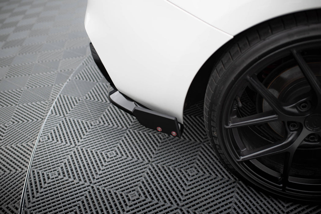 Maxton Design Rear Side Splitters V.5 + Flaps (For rear valance V.3) BMW 1 M-Pack / M140i F20 Facelift
