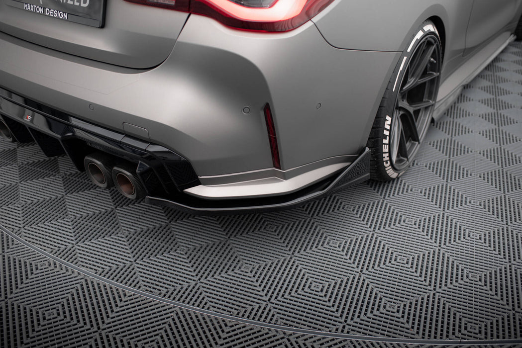 Maxton Design Rear Side Splitters V.5 (For rear valance v.1)  BMW M4 G82 / G82 Facelift