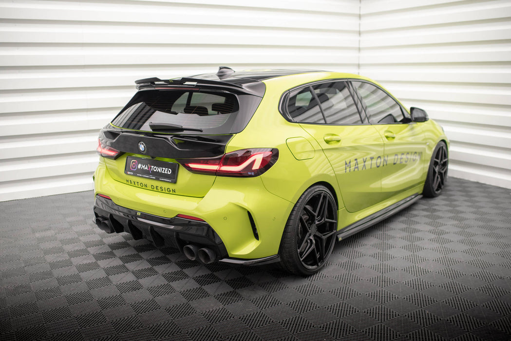 Maxton Design Rear Side Splitters V.5 (For rear valance v.3) for BMW 1 M-Pack /  M135i / 128ti F40