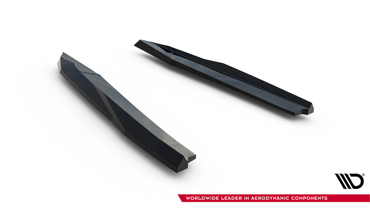 Maxton Design Rear Side Splitters V.5 Skoda Octavia RS Liftback / Combi Mk4 / Mk4 Facelift