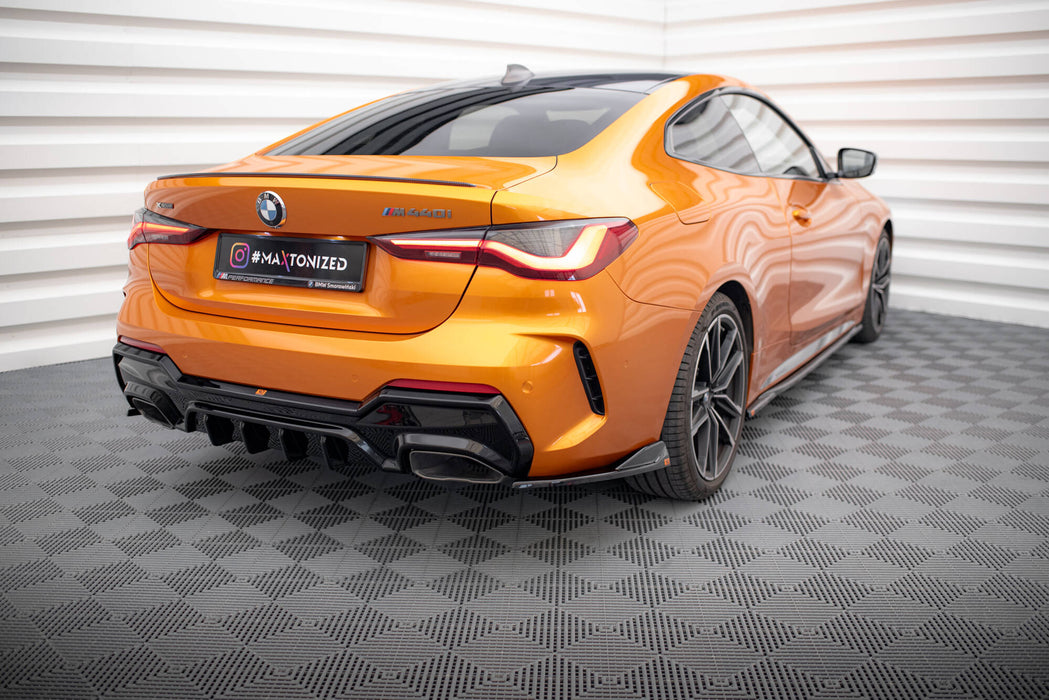 Maxton Design Rear Side Splitters V.6 BMW 4 M440i G22 / G23 / G22 Facelift / G23 Facelift