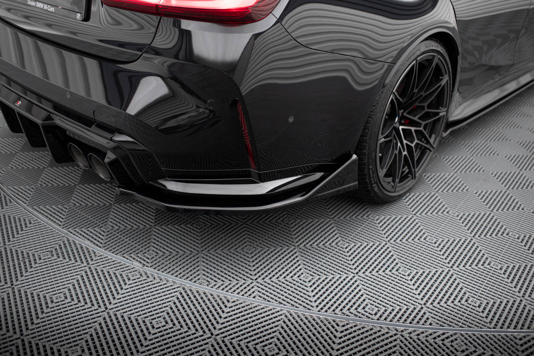 Maxton Design Rear Side Splitters V.6 CSL Look (For rear valance v.1)  BMW M3 Sedan / Touring G80 / G81