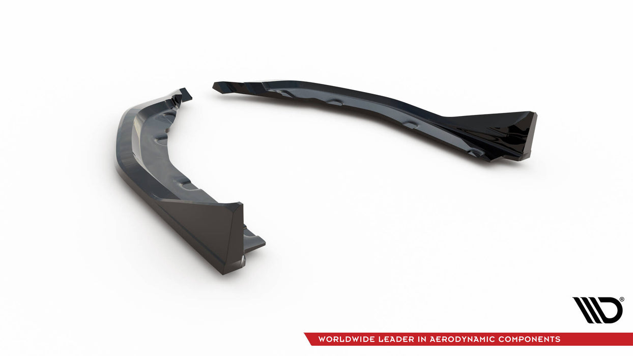 Maxton Design Rear Side Splitters V.6 CSL Look (For rear valance v.1)  BMW M3 Sedan / Touring G80 / G81