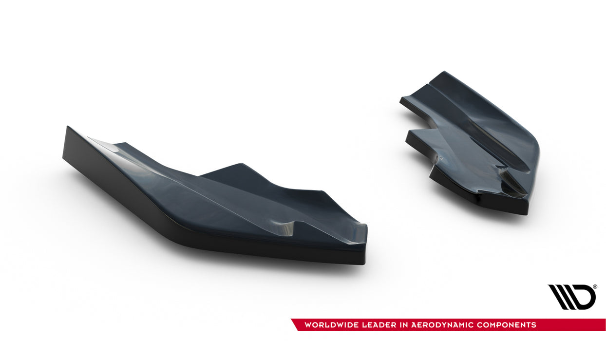 Maxton Design Rear Side Splitters V.6 for Volkswagen Golf R Mk8 Facelift