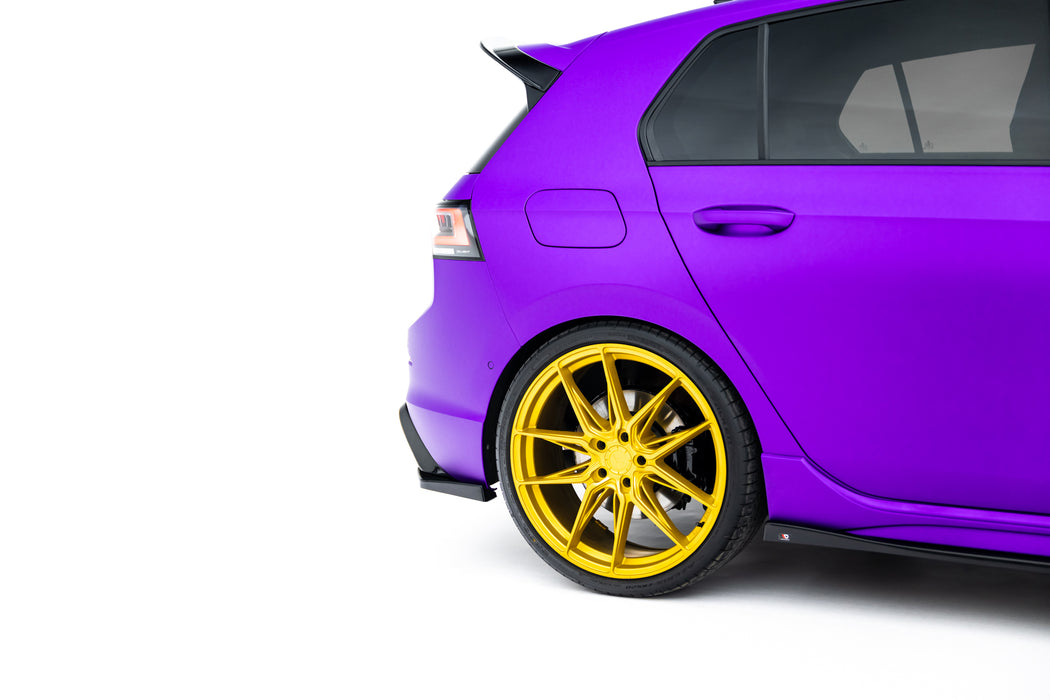 Maxton Design Rear Side Splitters V.6 for Volkswagen Golf R Mk8 Facelift