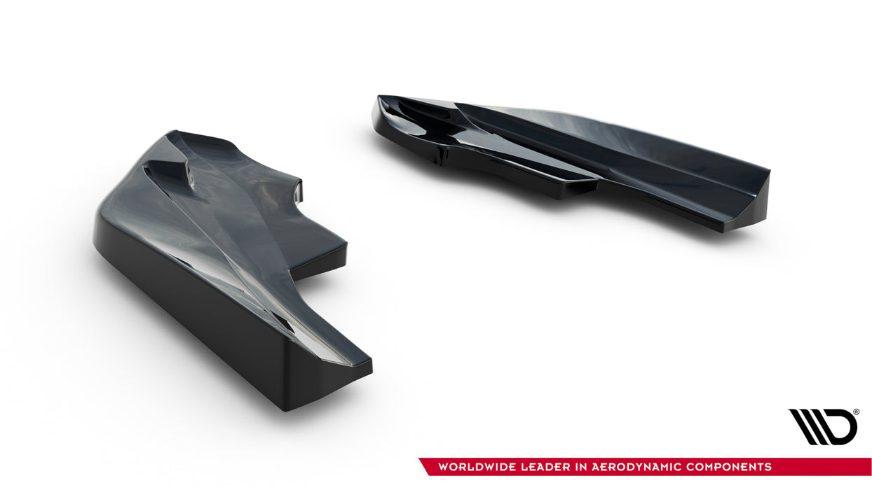 Maxton Design Rear Side Splitters V.6 for Volkswagen Golf R Mk8 Facelift