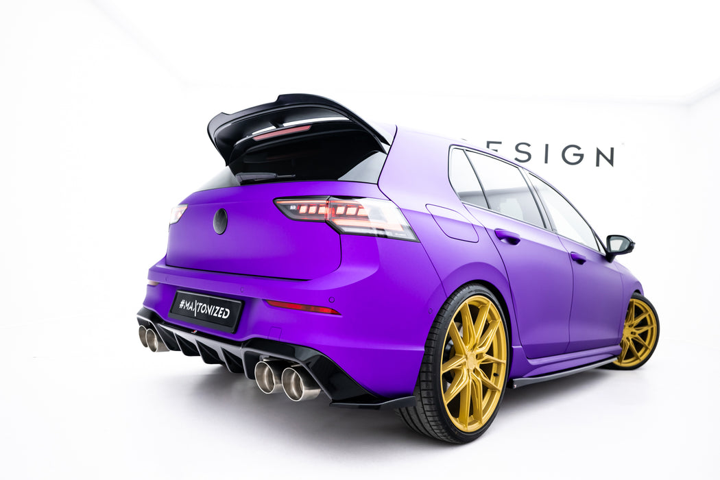 Maxton Design Rear Side Splitters V.6 for Volkswagen Golf R Mk8 Facelift