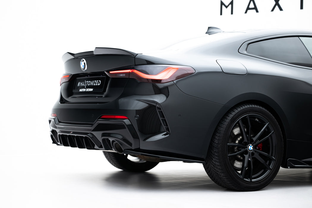 Maxton Design Rear Side Splitters V.7 BMW 4 M-Pack G22 / G23 / G22 Facelift / G23 Facelift