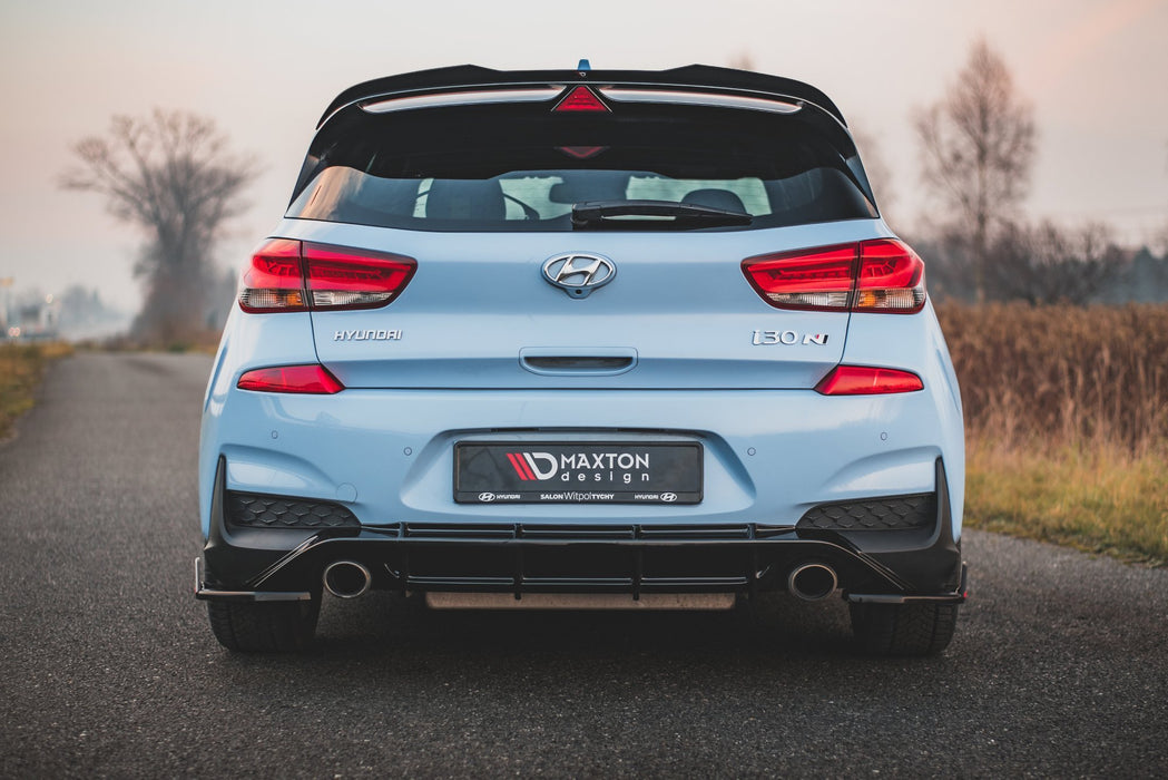 Maxton Design Rear Side Splitters V.7 + Flaps Hyundai I30 N Mk3 Hatchback