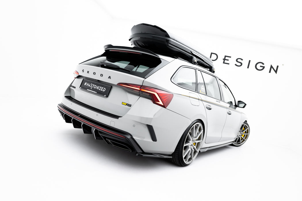 Maxton Design Rear Side Splitters V.7 Skoda Octavia RS Liftback / Combi Mk4