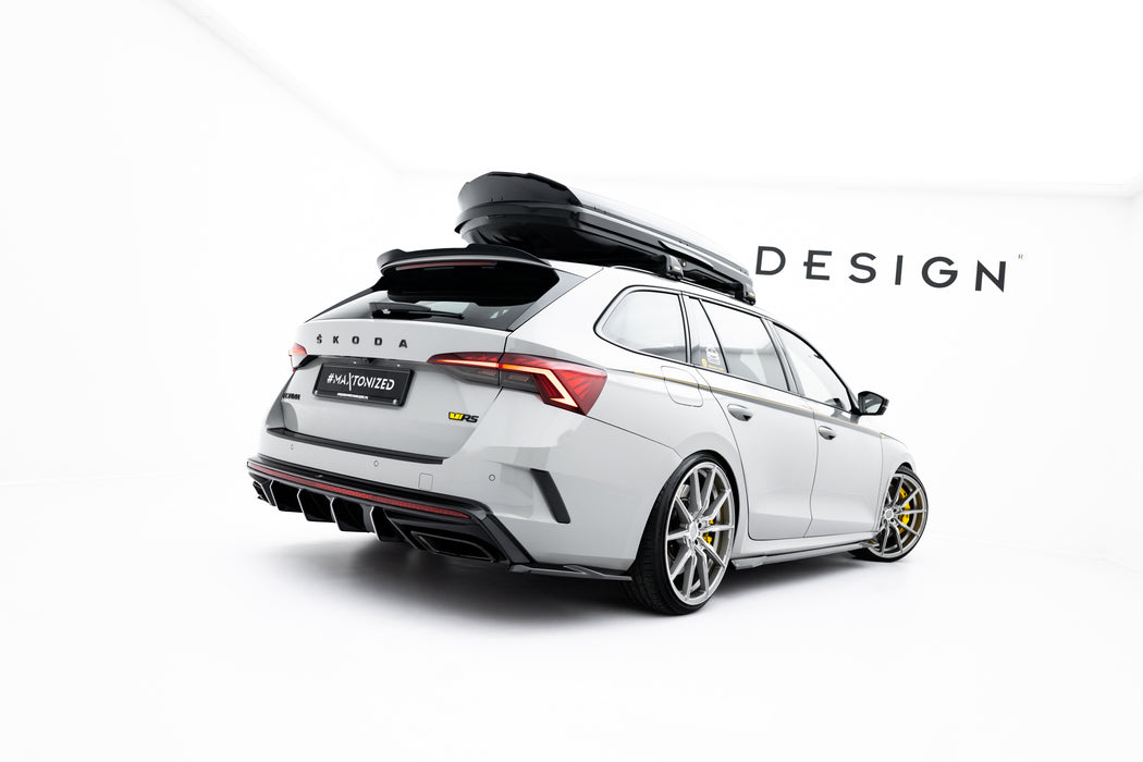 Maxton Design Rear Side Splitters V.7 Skoda Octavia RS Liftback / Combi Mk4