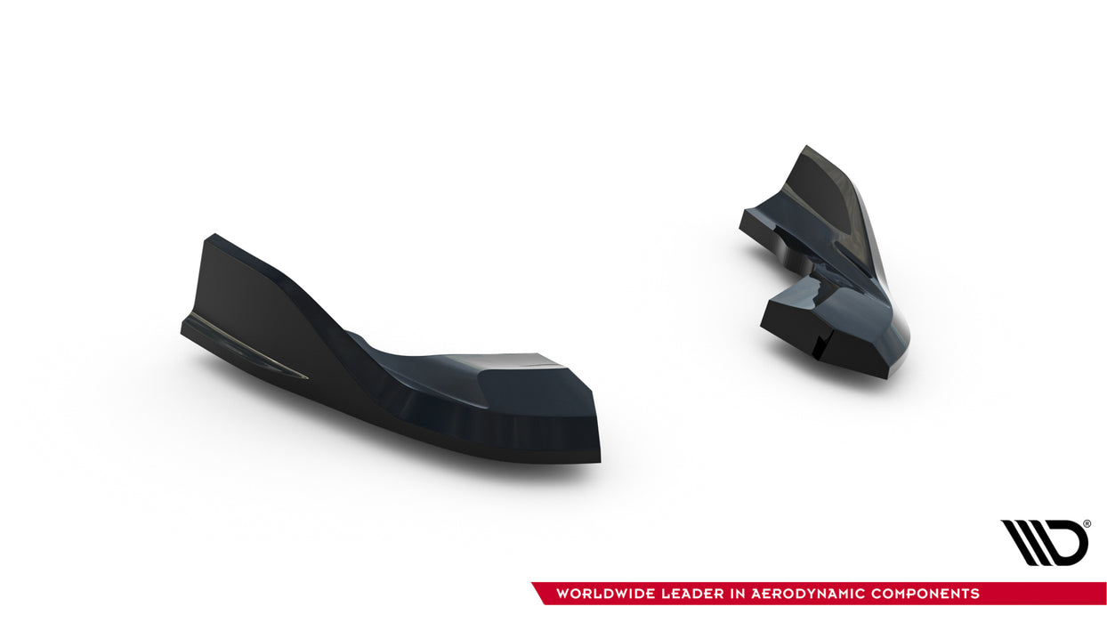 Maxton Design Rear Side Splitters V.7 Volkswagen Golf R  Mk8 / Mk8 Facelift